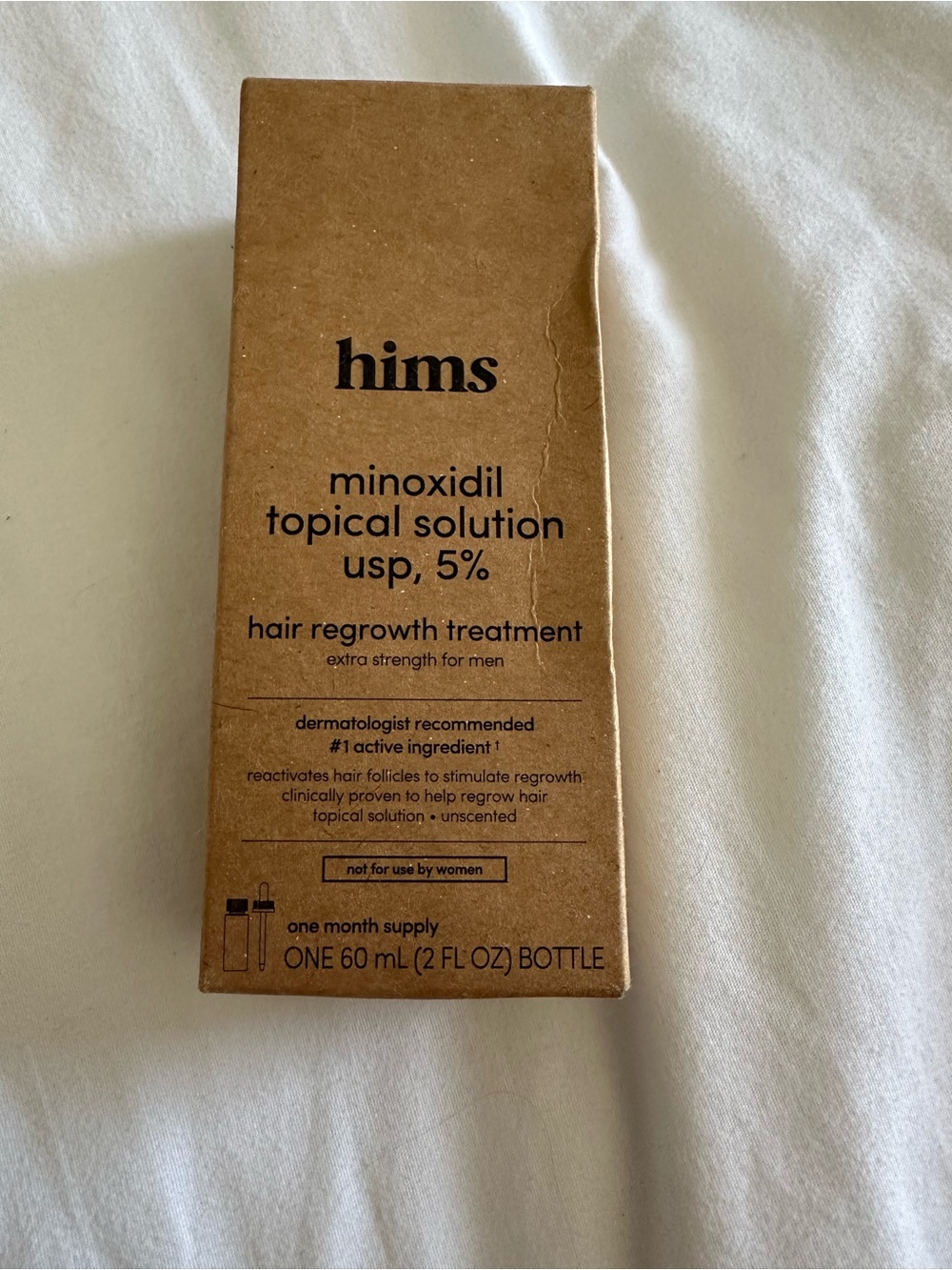 Minoxidil Topical Solution 5% Hair Regrowth Treatment - Brown